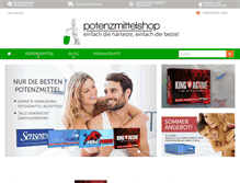 Tablet Screenshot of potenzmittelshop.com